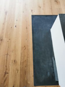 Übergang Parkett zu Fliesen