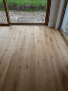 Parkett Landhausdiele in Eiche hell gebürstet und geölt