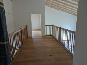 Galeriegeländer in Eiche