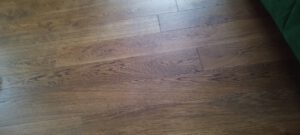 Bodenrenovierung nach dem abschleifen und ölen