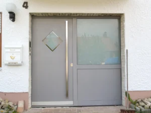 Haustürelement Alu mit Seitenteil