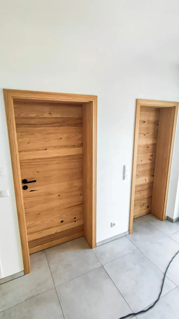 Zimmertürelement Eiche querfurniert