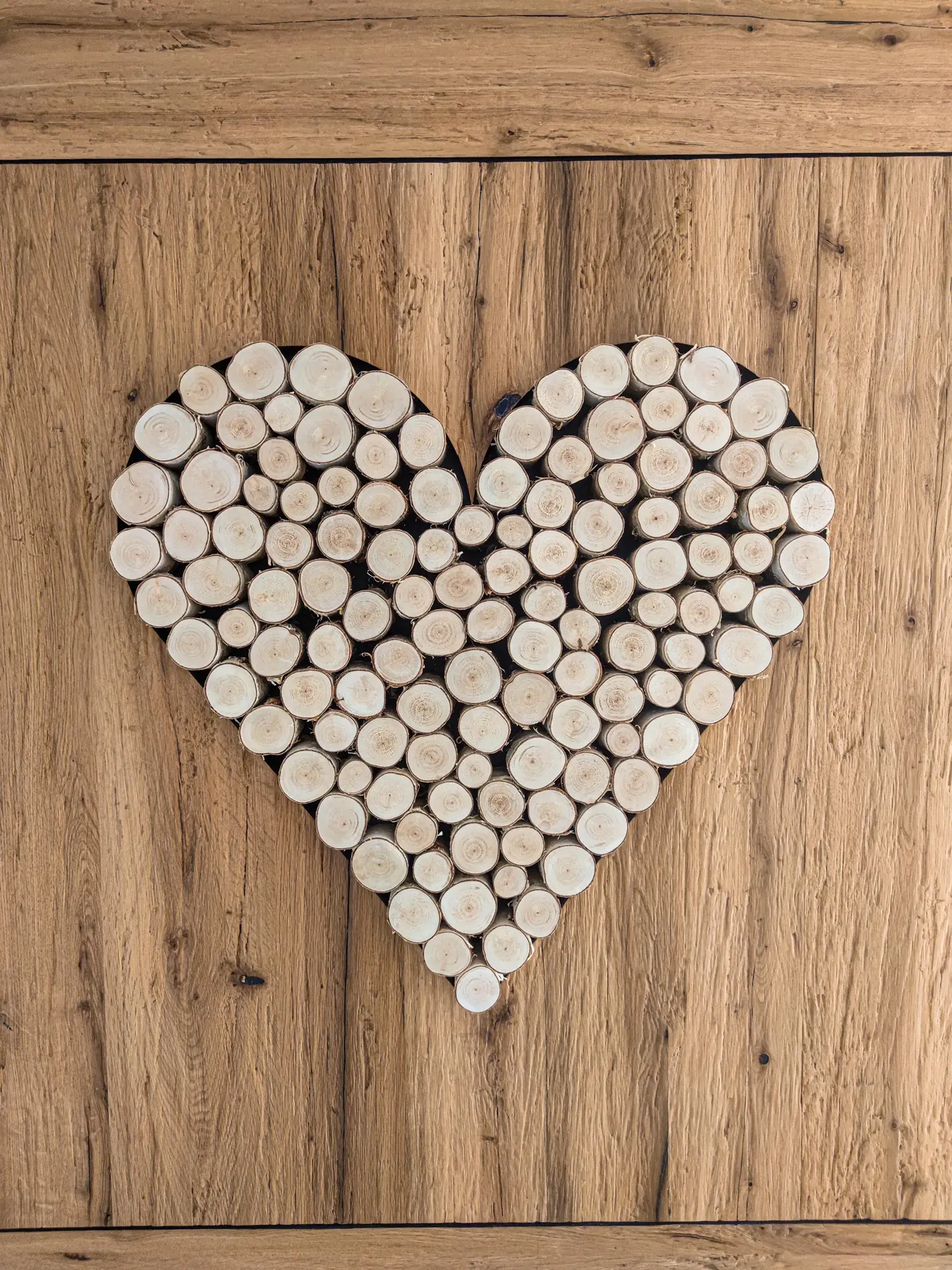 Dekoelement Holzherz