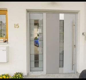 Haustürelement Alu mit Seitenteil